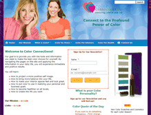Tablet Screenshot of colorconnections.com